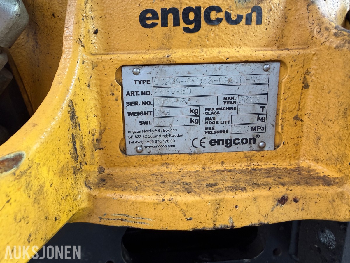 2022 Eurocomach 85SB m/Encon rotor, hurtigfeste, pusseskuffe og gummibelter
