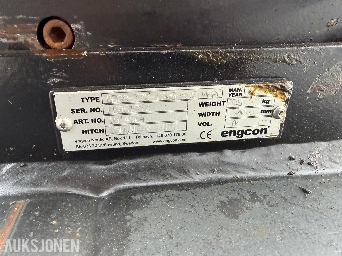 2022 Eurocomach 85SB m/Encon rotor, hurtigfeste, pusseskuffe og gummibelter