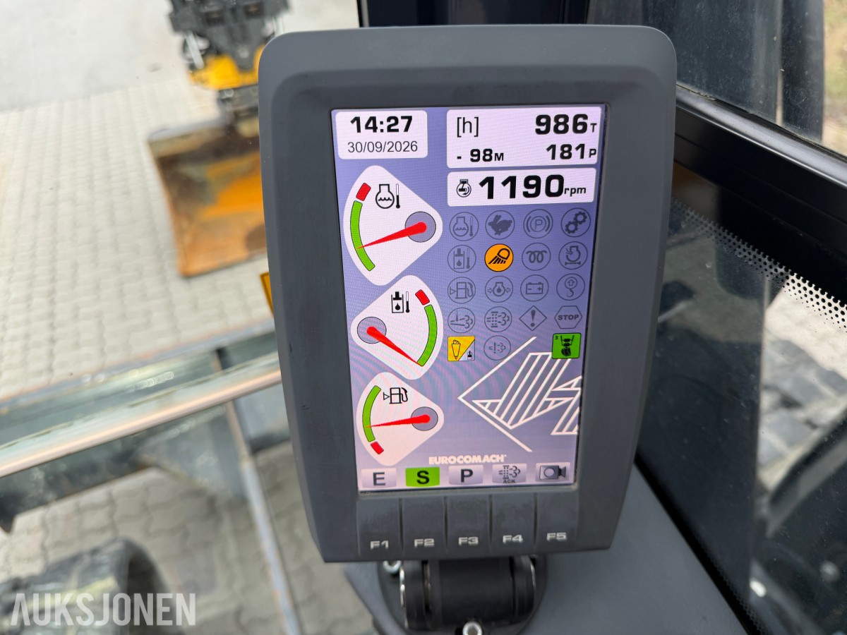 2022 Eurocomach 85SB m/Encon rotor, hurtigfeste, pusseskuffe og gummibelter