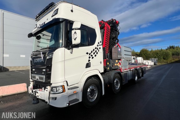 2022 Scania R-590 8 x 2 HMF 9520 kun 37300 km