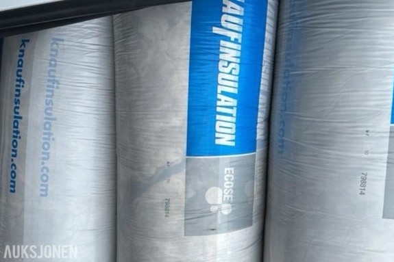 2026 Knauf ECOSE Glassull isolasjonsrull – 50 mm (5 cm) uåpnet/ubrukt Knauf ECOSE Mineralull isolasjon