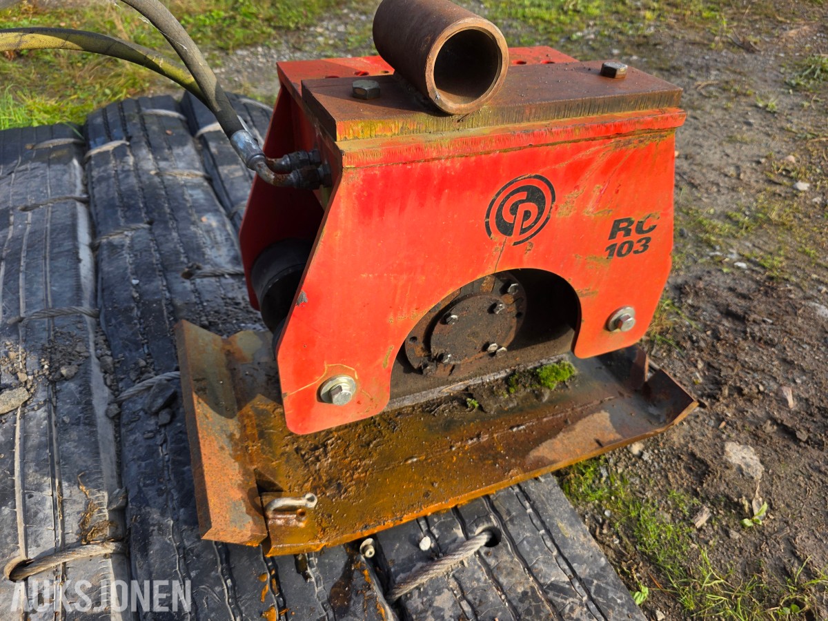 CP RC 103 Hydraulisk vibroplate til gravemaskin