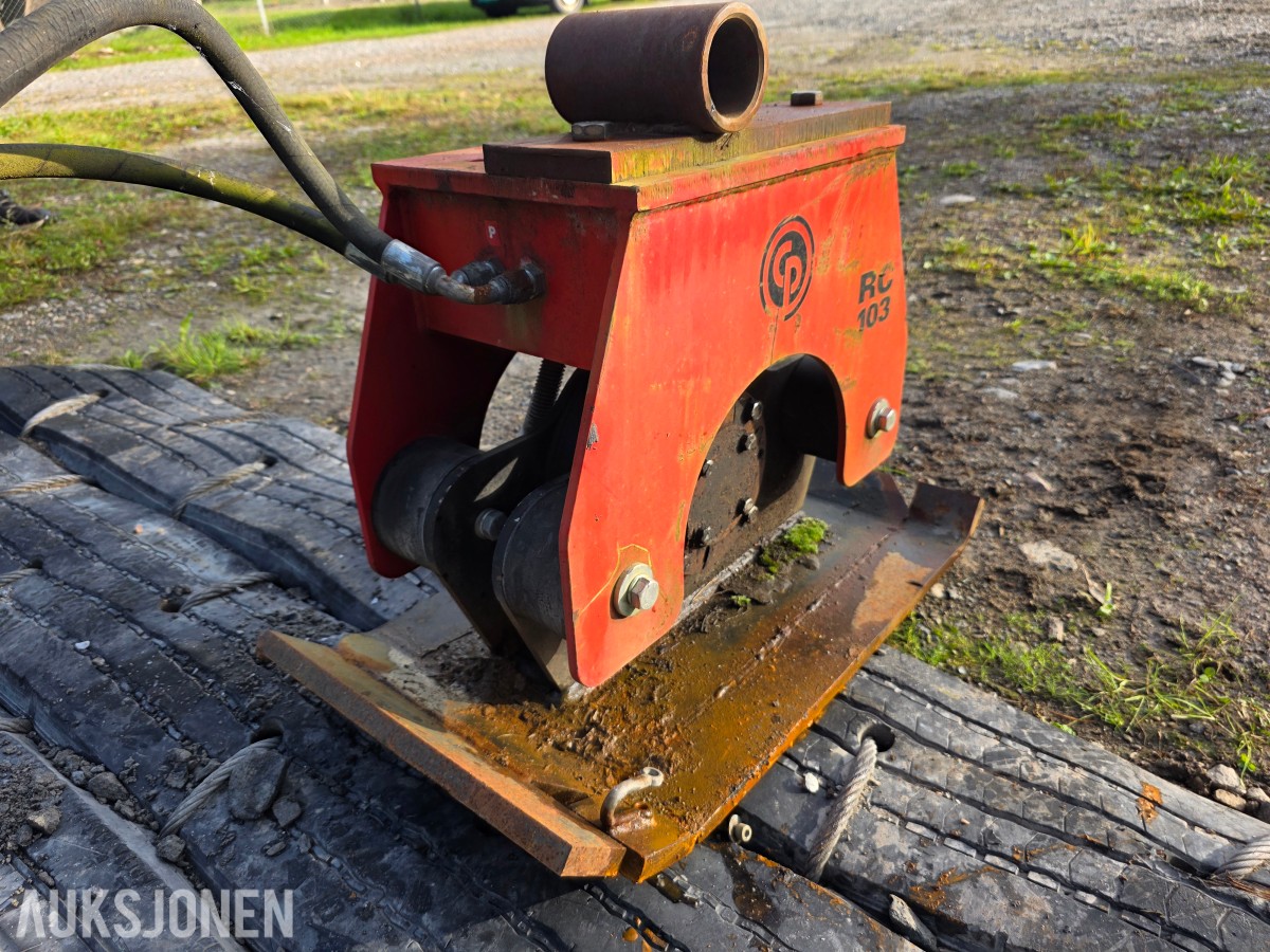 CP RC 103 Hydraulisk vibroplate til gravemaskin