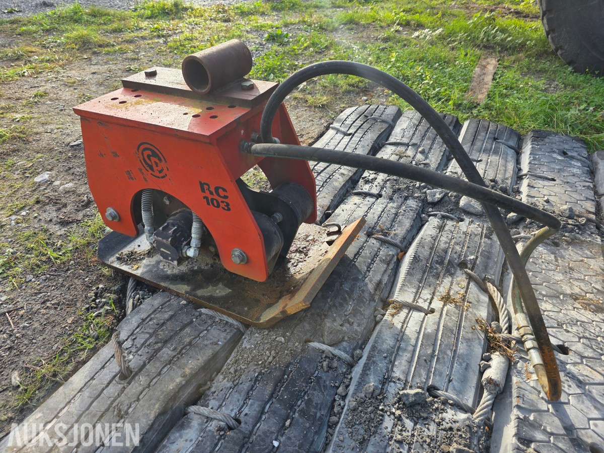 CP RC 103 Hydraulisk vibroplate til gravemaskin