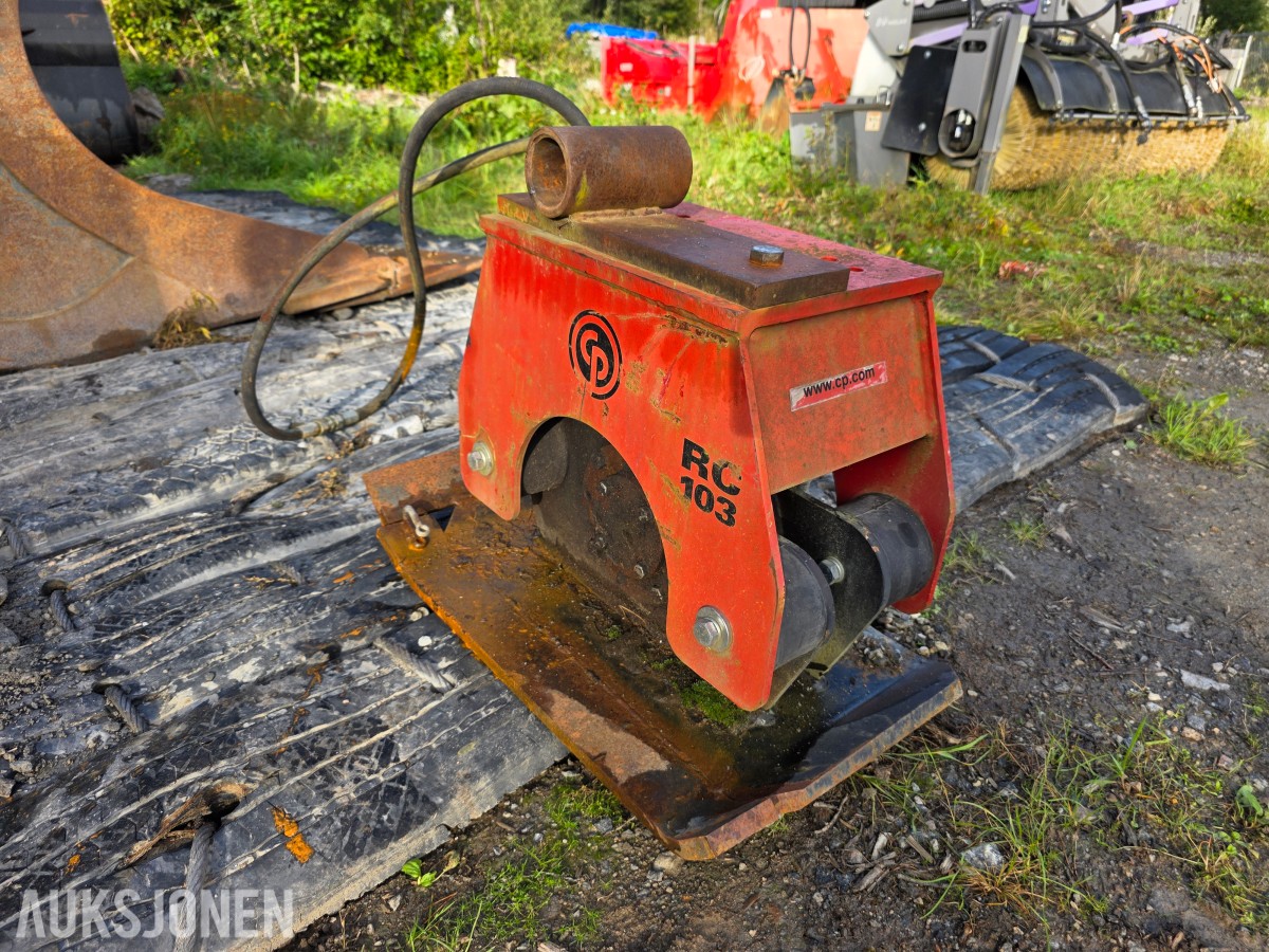 CP RC 103 Hydraulisk vibroplate til gravemaskin