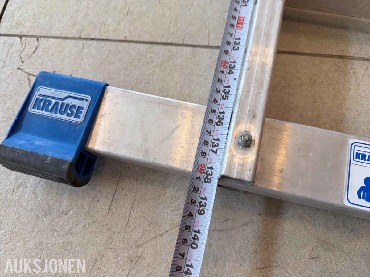 Hengergrinder og Krause aluminiumstige – selges samlet