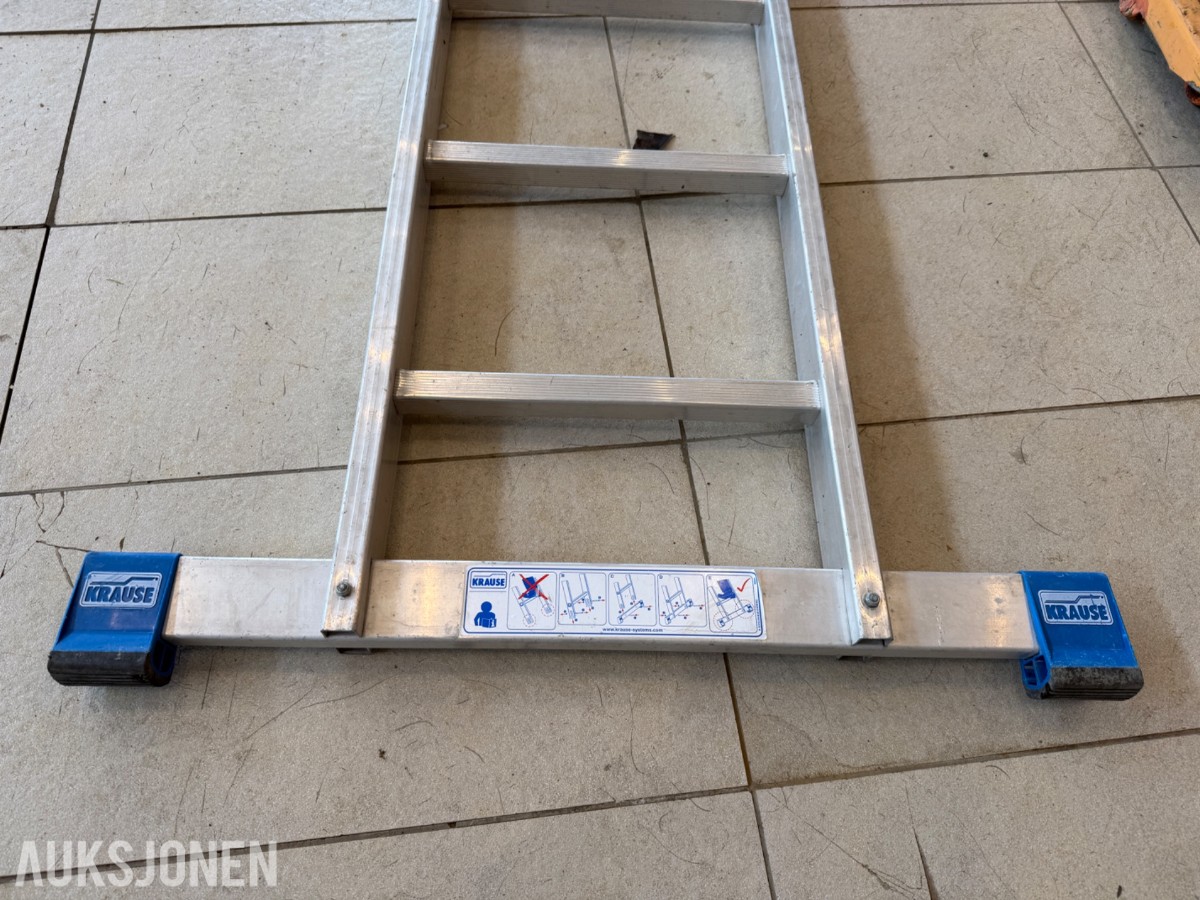 Hengergrinder og Krause aluminiumstige – selges samlet