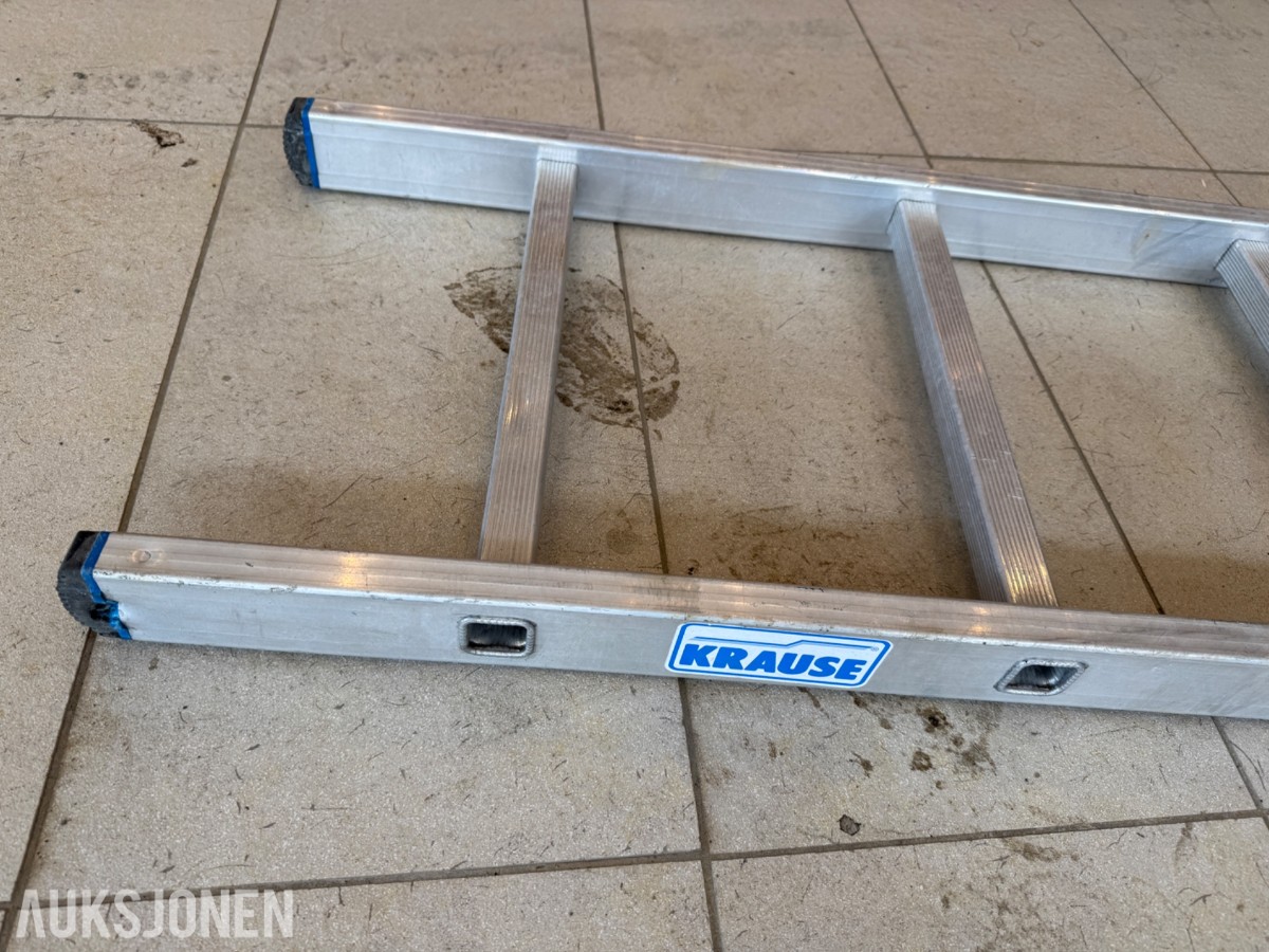 Hengergrinder og Krause aluminiumstige – selges samlet