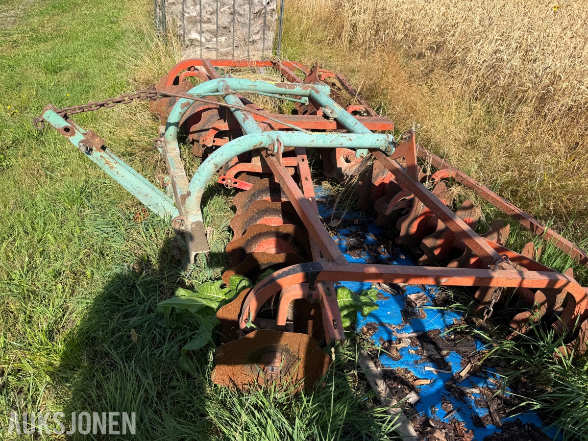 Kverneland skålharv ca. 2,5 m – 3-punkt
