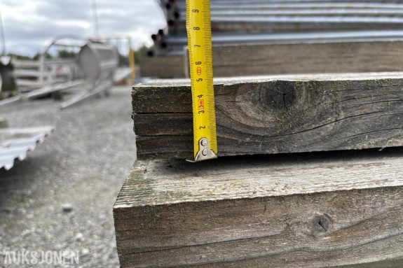 Parti 11 stk. 2x8" plank – 9,5 meter - Selges som Repobjekt