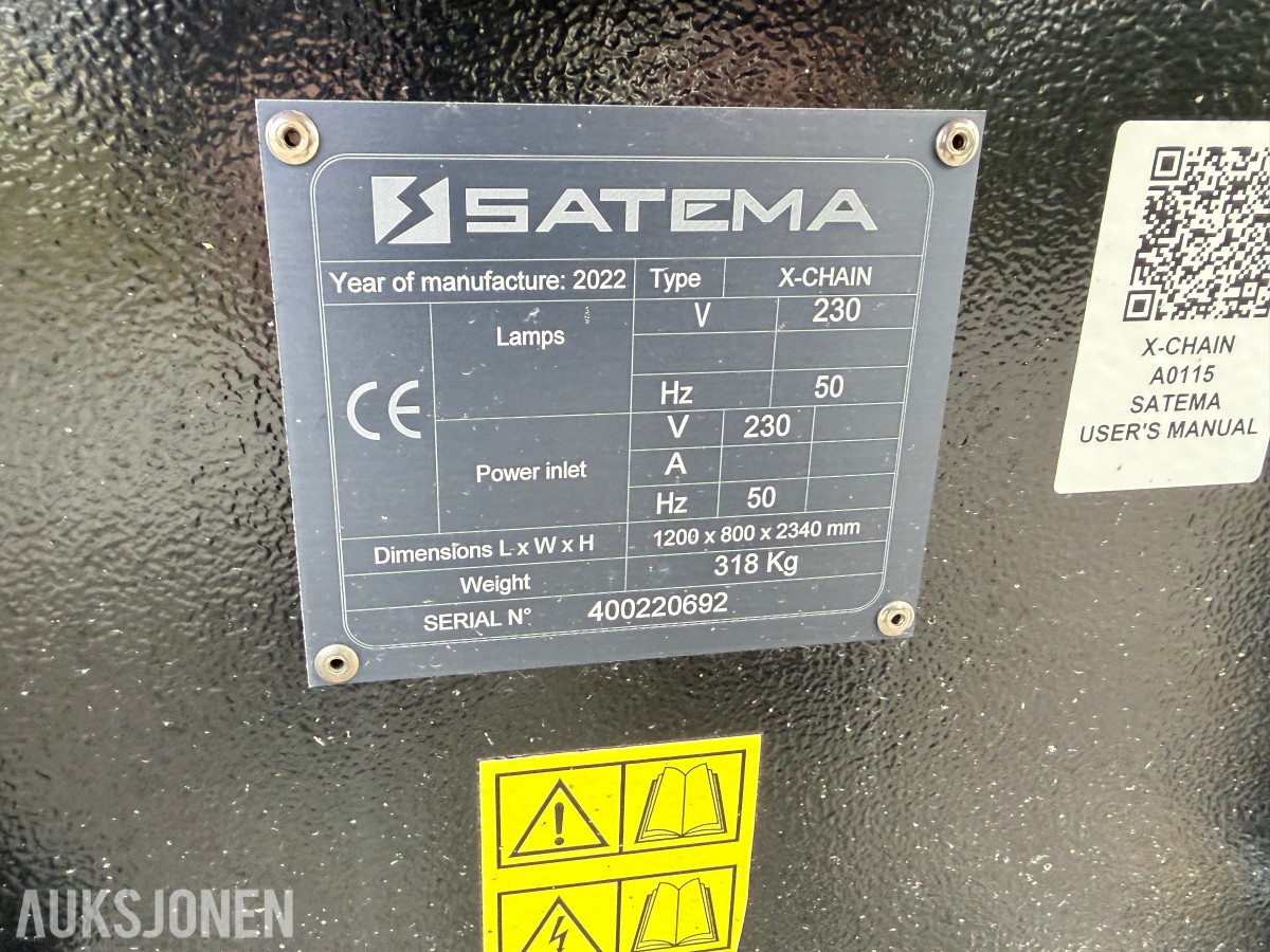 2022 Satema X-Chain 4x230W LED lysmast 7 m