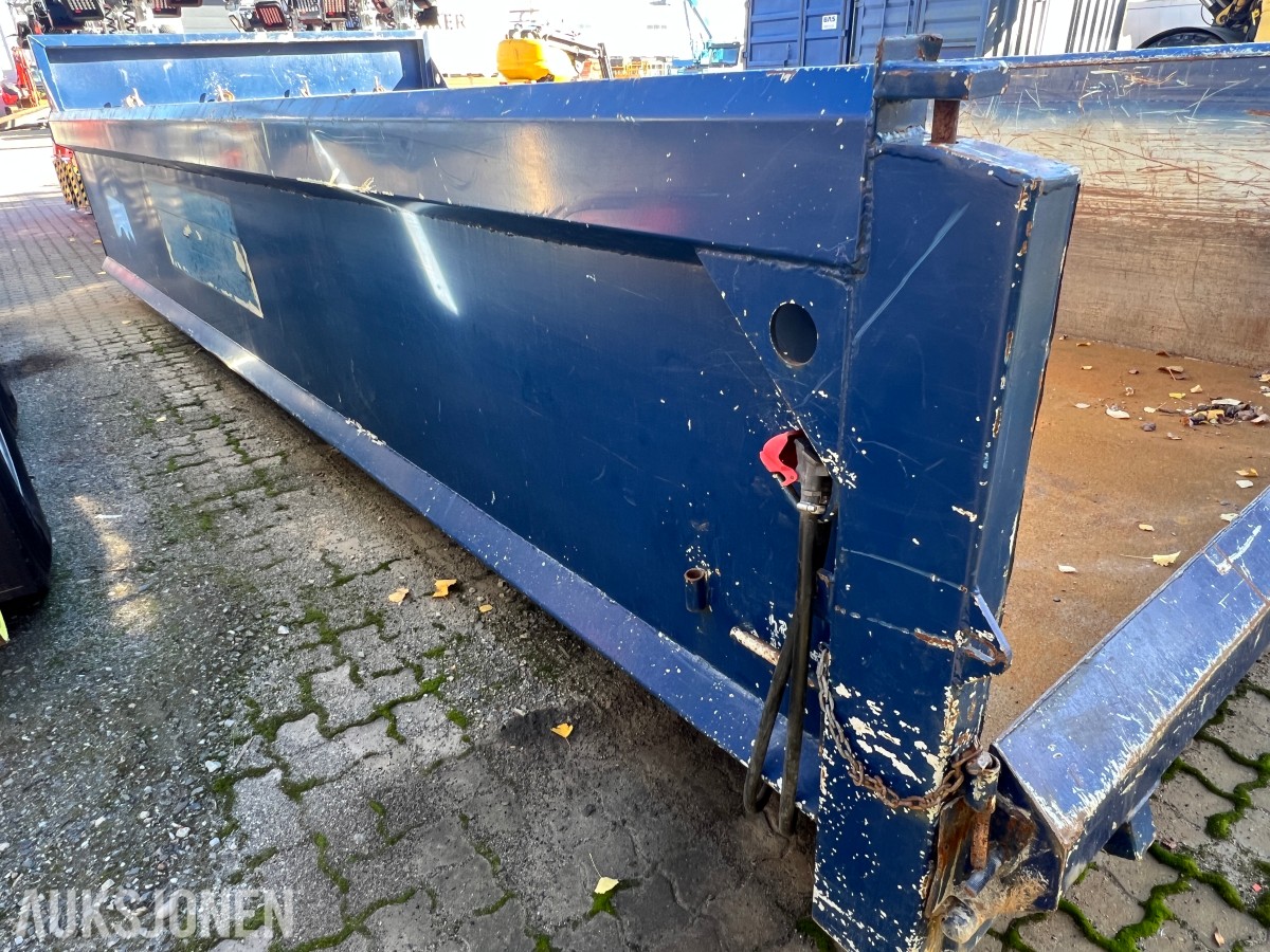 2022 6m Krokkasse dumperkasse m/hydraulisk strølem