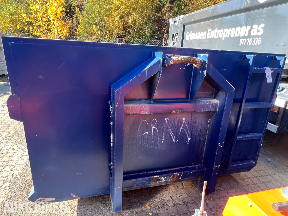 2022 6m Krokkasse dumperkasse m/hydraulisk strølem