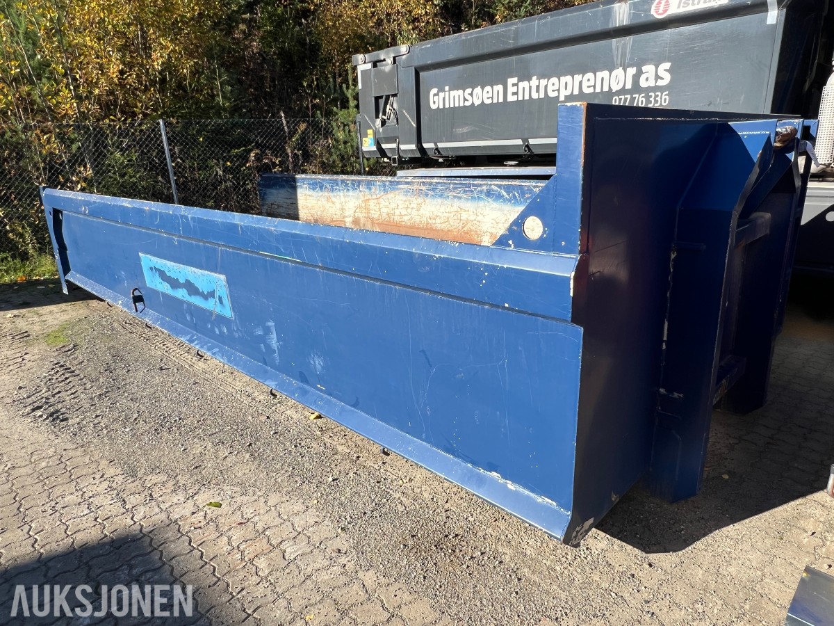 2022 6m Krokkasse dumperkasse m/hydraulisk strølem