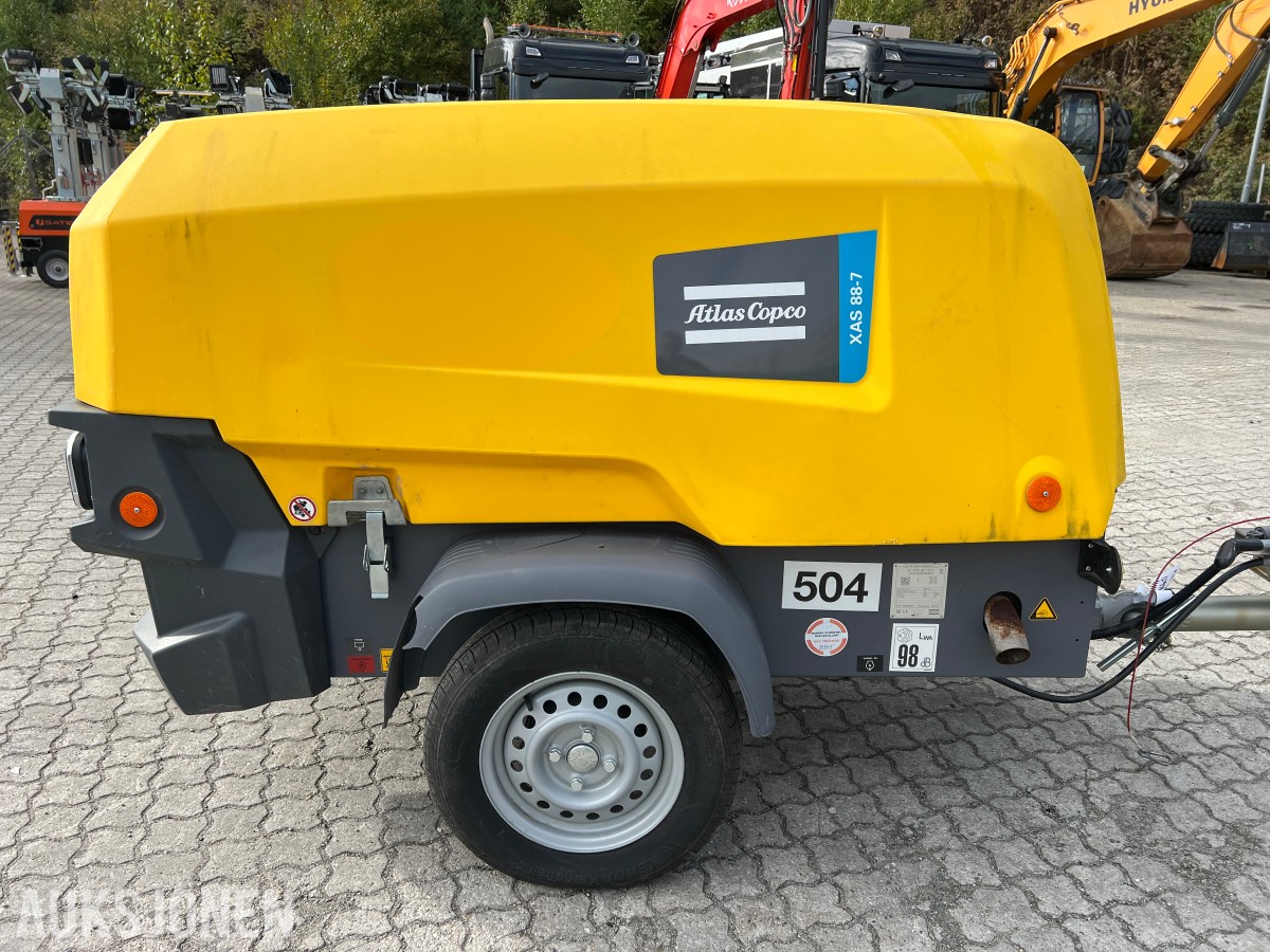 2022 Atlas Copco XAS 88-7 kompressor