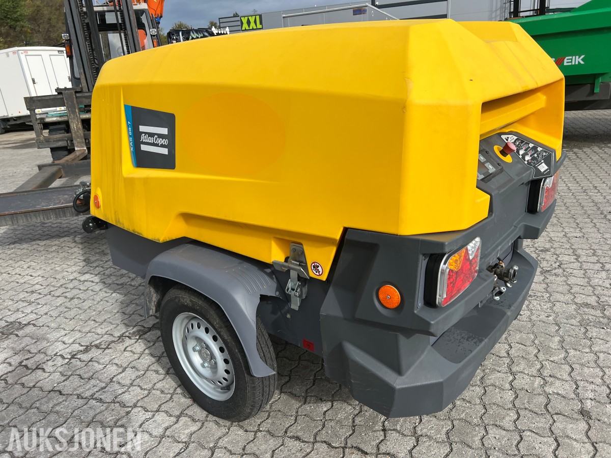2022 Atlas Copco XAS 88-7 kompressor
