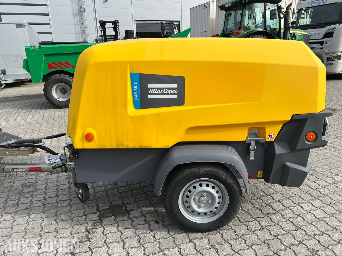 2022 Atlas Copco XAS 88-7 kompressor