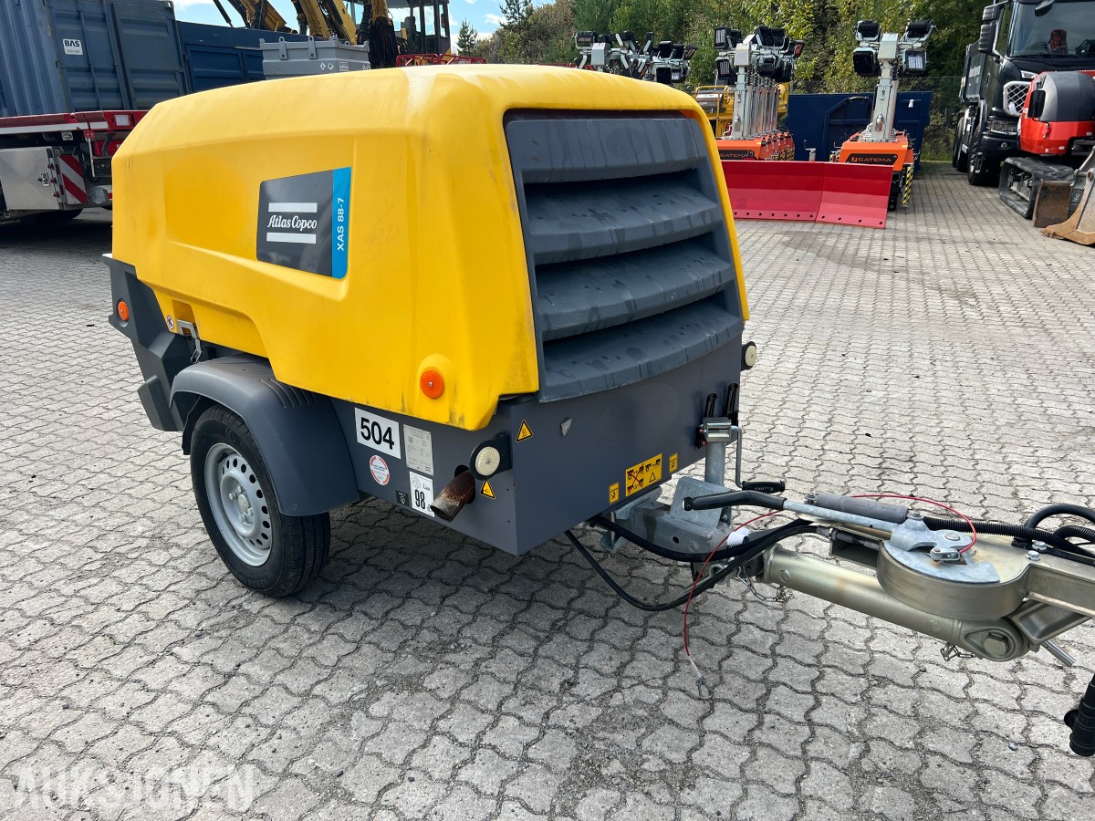2022 Atlas Copco XAS 88-7 kompressor