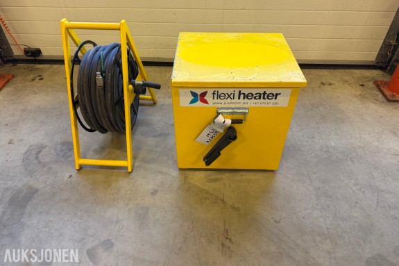2022 Flexi Heater MINI elektrisk teletiner 8 kW med 50 m varmeslange
