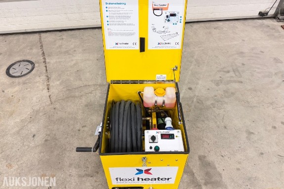 2022 Flexi Heater MINI elektrisk teletiner 8 kW med 50 m varmeslange