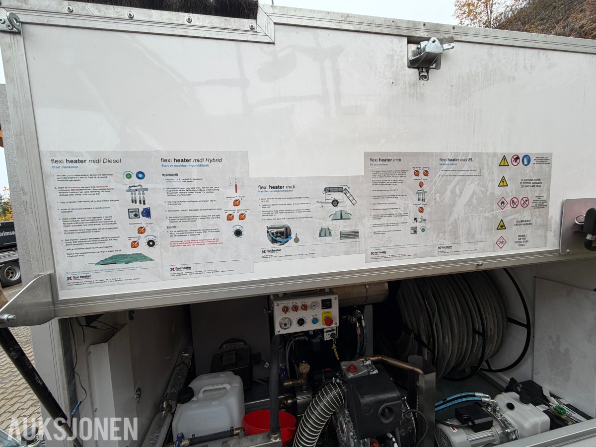 2022 FLEXIHEATER MIDI 400 VOGN HYBRID, teletiner