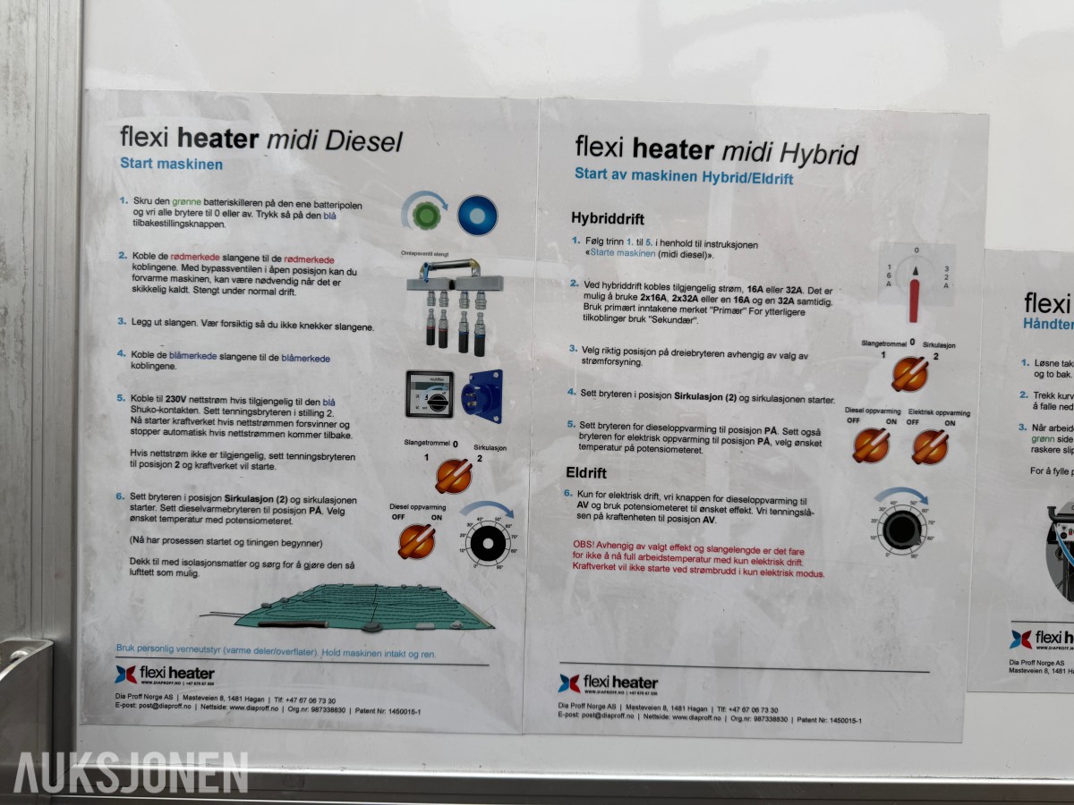 2022 FLEXIHEATER MIDI 400 VOGN HYBRID, teletiner