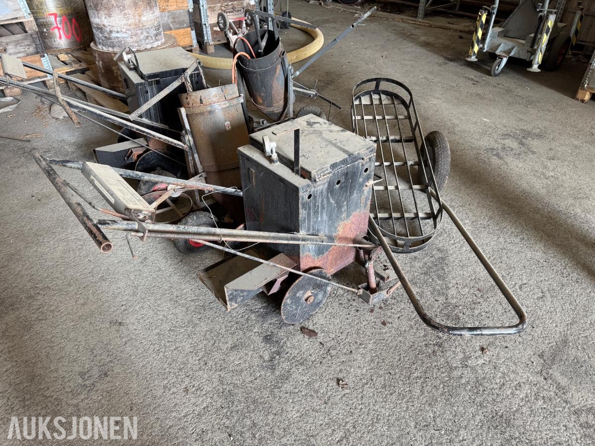 Asfalt utstyr / smeltegryter