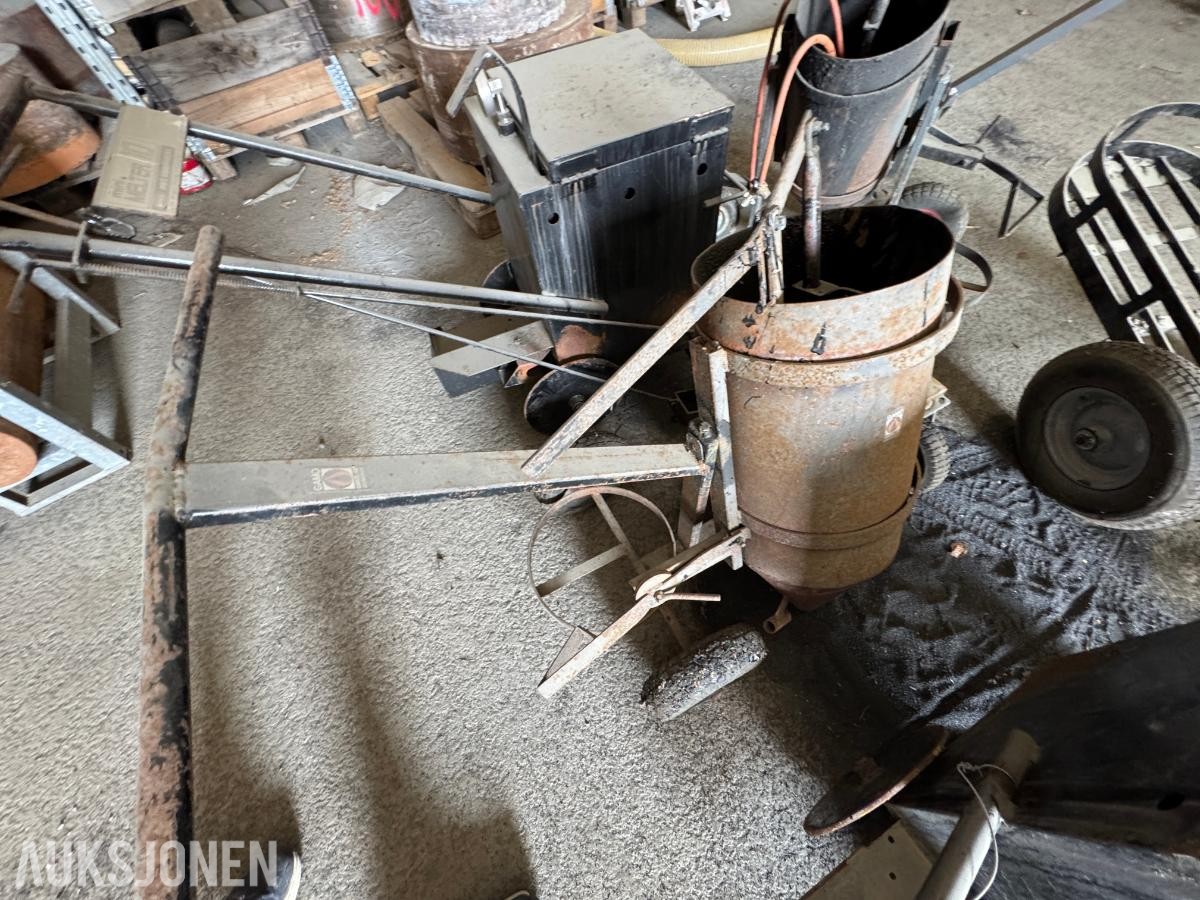Asfalt utstyr / smeltegryter