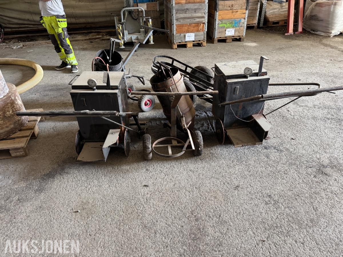 Asfalt utstyr / smeltegryter
