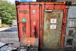 20 fots lagercontainer med innredning, belysning og gangdør