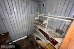 20 fots lagercontainer med innredning, belysning og gangdør