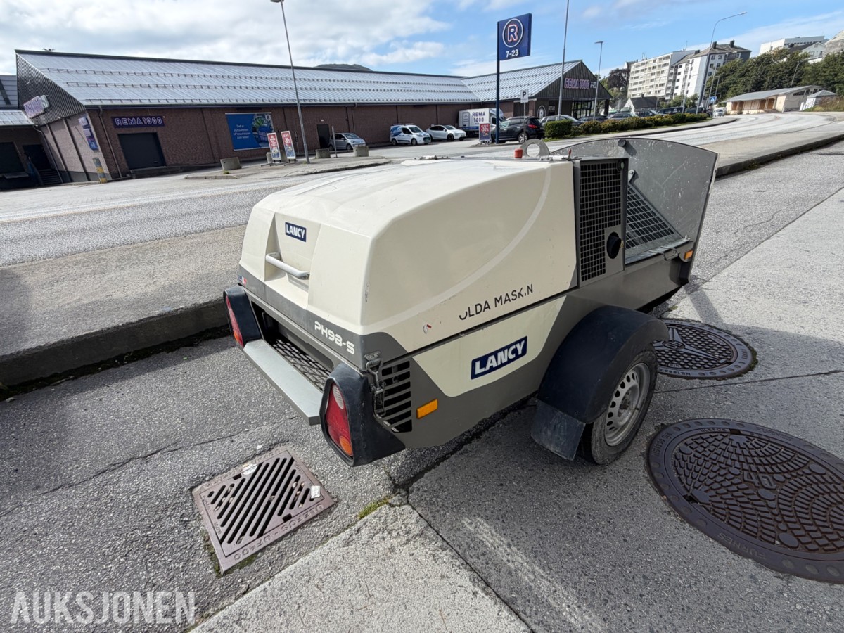 Lancy PH9B-S puss- og mørtelpumpe med blander – 2017-modell