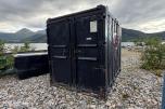 8 fots lager-/verktøycontainer med innredning