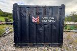 8 fots lager-/verktøycontainer med innredning