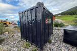 8 fots lager-/verktøycontainer med innredning