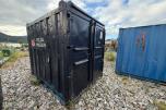 8 fots lager-/verktøycontainer med innredning