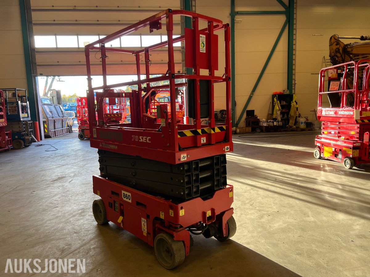 2022 Manitou 78 SEC S3 elektrisk sakselift 7,8 m