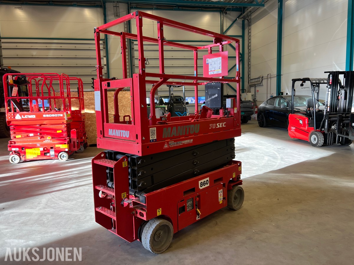 2022 Manitou 78 SEC S3 elektrisk sakselift 7,8 m
