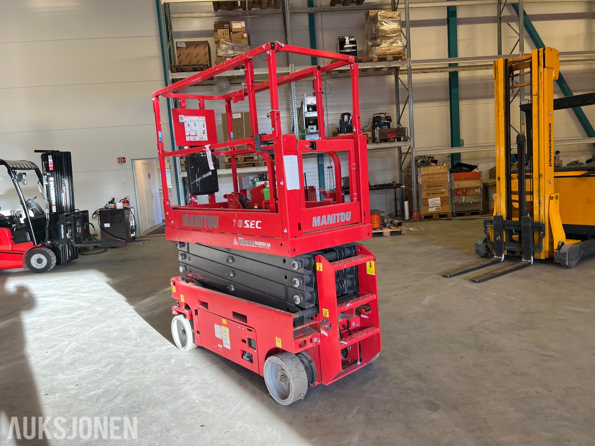 2022 Manitou 78 SEC S3 elektrisk sakselift 7,8 m