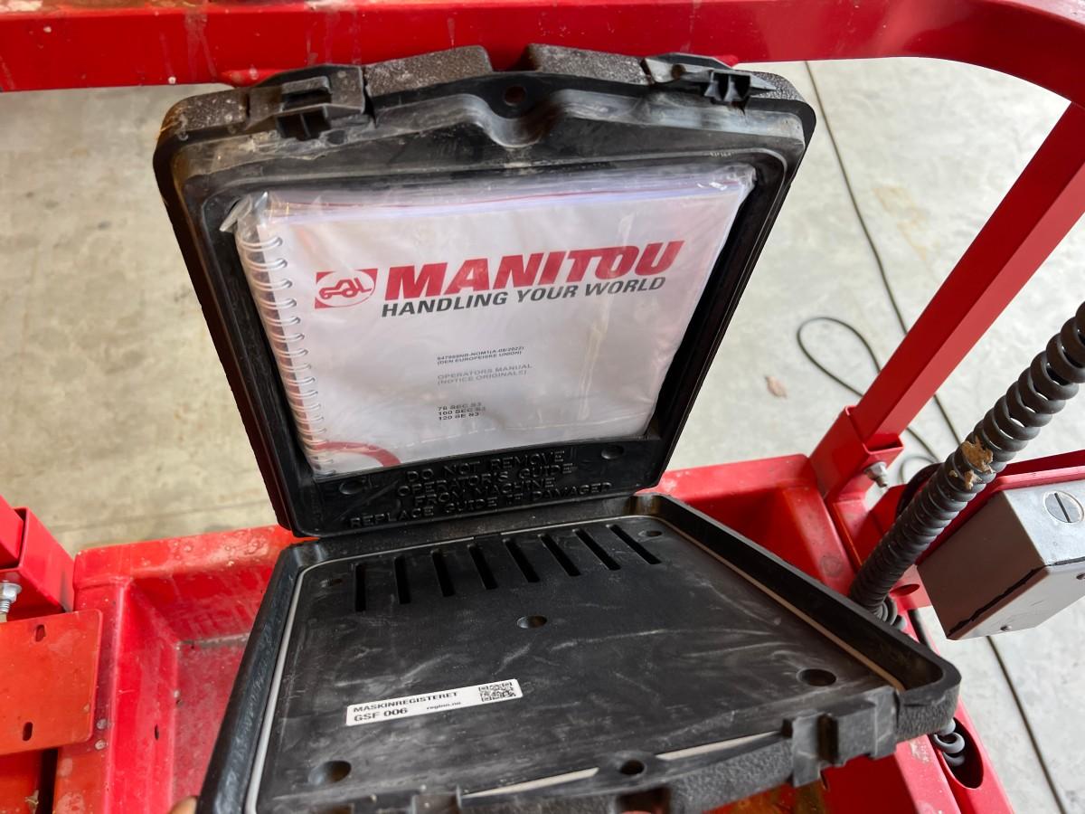 2022 Manitou 78 SEC S3 elektrisk sakselift 7,8 m