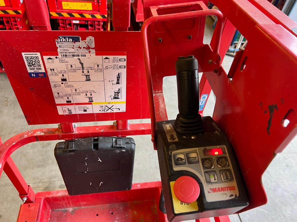 2022 Manitou 78 SEC S3 elektrisk sakselift 7,8 m