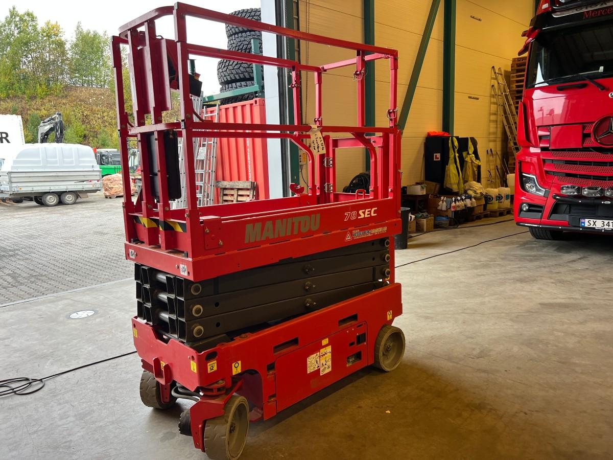 2022 Manitou 78 SEC S3 elektrisk sakselift 7,8 m