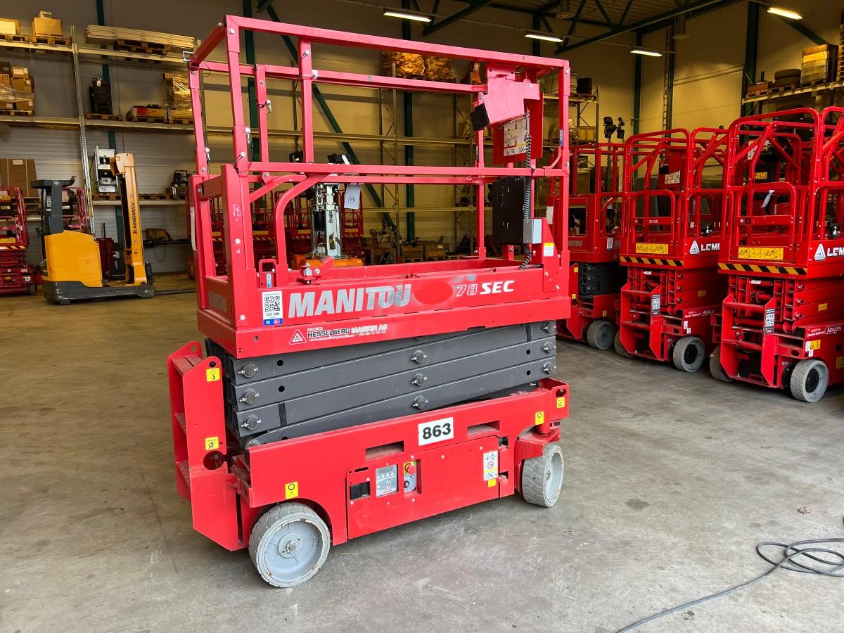 2022 Manitou 78 SEC S3 elektrisk sakselift 7,8 m