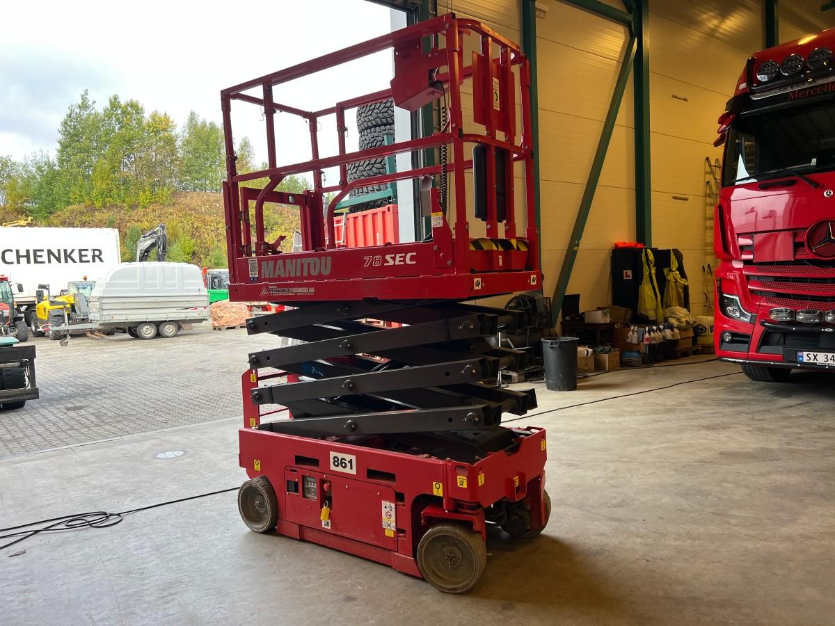 2023 Manitou 78 SEC S3 elektrisk sakselift 7,8 m