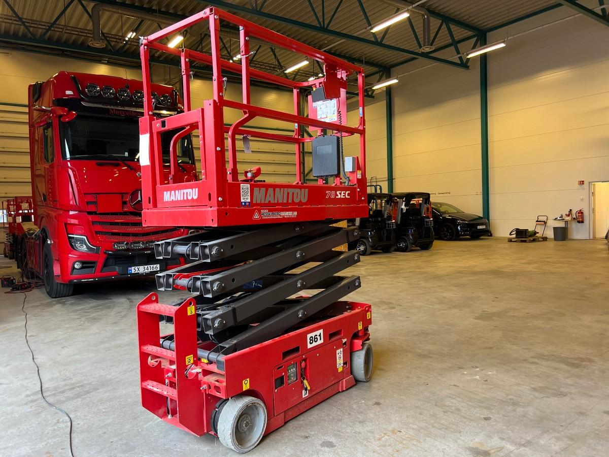 2023 Manitou 78 SEC S3 elektrisk sakselift 7,8 m
