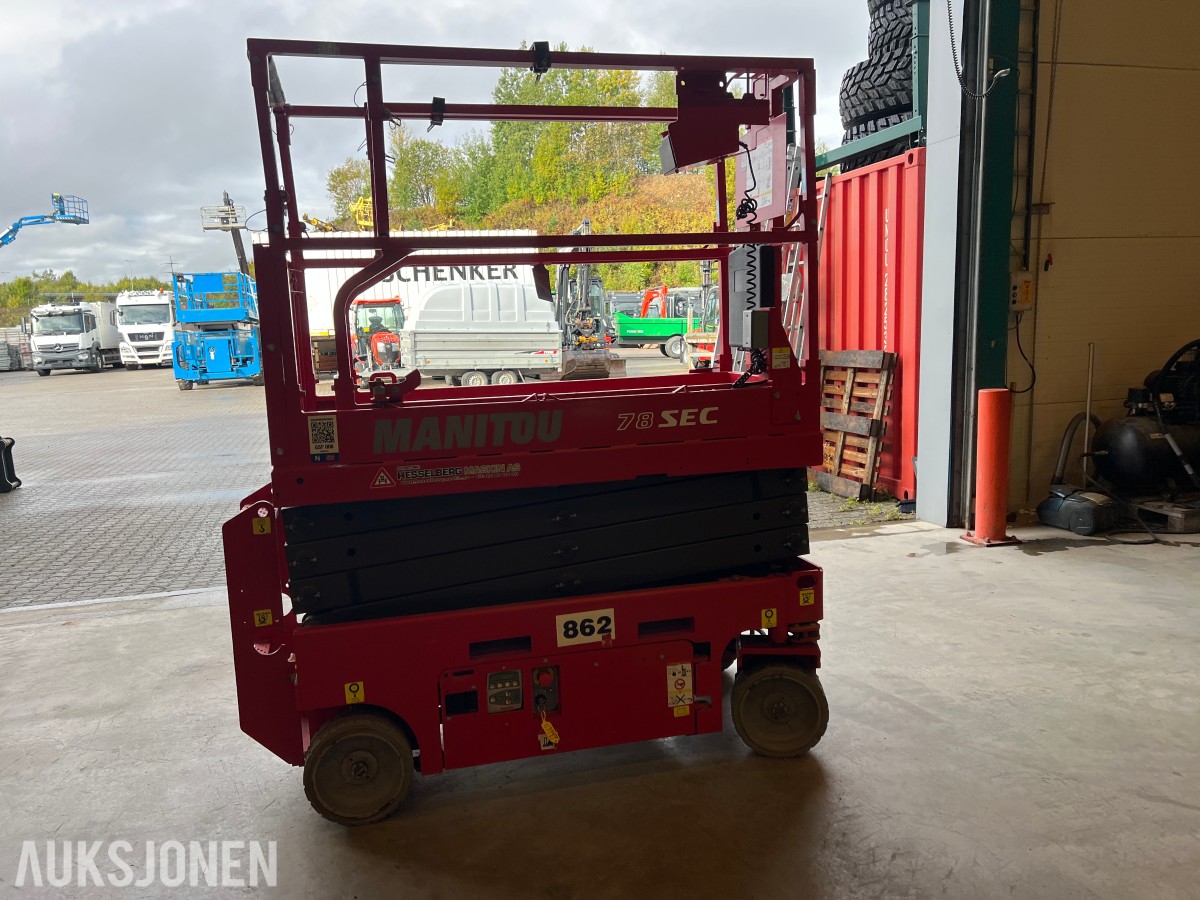 2022 Manitou 78 SEC S3 elektrisk sakselift - 7,8 m