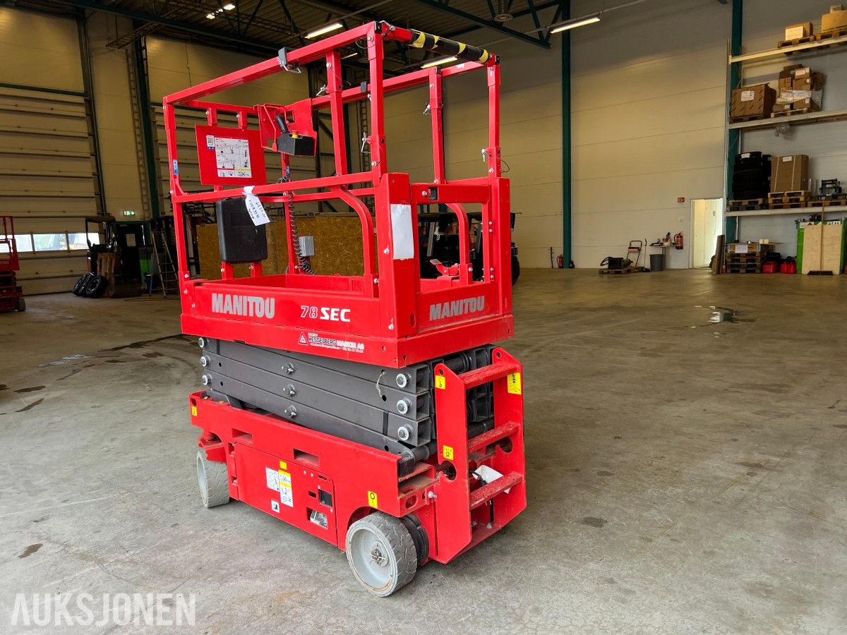 2022 Manitou 78 SEC S3 elektrisk sakselift - 7,8 m