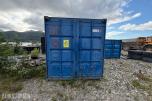 20 fots lagercontainer med VA-materiell, rørdeler og diverse anleggsutstyr