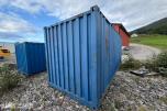 20 fots lagercontainer med VA-materiell, rørdeler og diverse anleggsutstyr