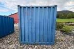 20 fots lagercontainer med VA-materiell, rørdeler og diverse anleggsutstyr